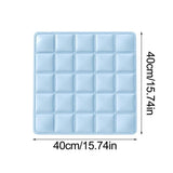 Pet Cooling Mat - 16"x16" Dog & Cat Cool Pad - No Water or Electricity Needed - Non-, Foldable & V1366-AZ2-W-16529