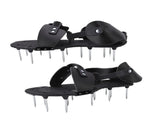 1 Pair Spike Sandals PU Lawn Aerator Shoes Grass Aerator Tool for Yard Garden Plants Health Black V1294-YM0715-3111220148211