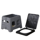 Folding Camping Toilet Compact Portable Outdoor Toilet for Camping Hiking V1102-DSZ-TOI-7756