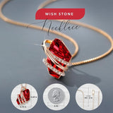 Wish Stone Pendant Necklace, Necklaces for with Birthstone Crystals, Allergy-Free Jewelry for V1164-325801