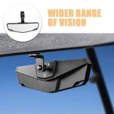 Adjustable Rear View Mirror for Black ABS, Wide Safety Coverage, 1-Pack V1192-AZ-W-22298
