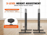 Dips, 200 kg Capacity, Heave Duty Dip Stand Station with Adjustable Height, Fitness Workout Dip V952-YJPXSG45YCDLNQ924V0