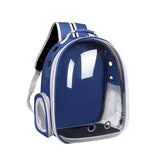 Cat Backpack Carrier with Transparent Space Capsule, Pet Bubble Carrying Bag for Small Medium Kitty V1192-AZ-W-21873