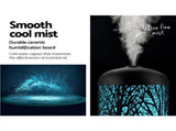 Black Aroma Diffuser 160 ml, Ultrasonic Aromatherapy Humidifier V1188-MS-617-074