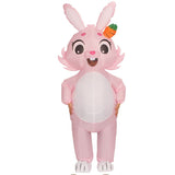 Carrot Rabbit Cartoon Costumes Air Model Inflatable Costume Funny Dress Up Props Easter Party V1263-JX-7903