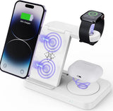 USP Samsung 3-in-1 Wireless Charging Stand, 15W, Portable & Space-Saving, Charger Station for V1202-V2-MPA-USPWCFW