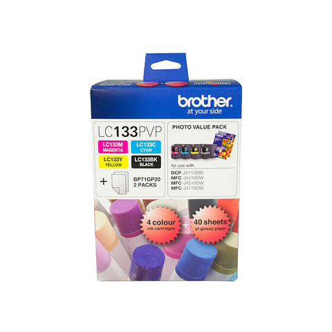 BROTHER LC133 Photo Value Pack V177-D-B133PVP