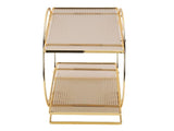 Dresser Perfume Organizer 2 Tier Perfume Stand Organizer Cosmetic Display Storage Shelf for Bathroom V1294-YM0901-3112250027811