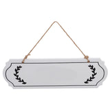 HOOWIFFY Unfinished Wood Plaque Blank White Sign for DIY Writing Decor V1189-WXFWAL-20260326-02180