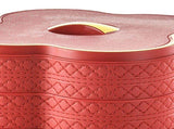 PU Leather Three Layer Tray Dust Prevention Nut Candy Container Snack Organizer with Lid for Snacks V1294-YM0901-3117240150711