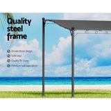 Instahut Gazebo Marquee 3m Outdoor Event Wedding Tent Camping Party Shade Iron Art Canopy Grey GAZEBO-IR-AR-HF-3X25-GY-AB