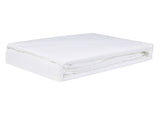 Dreamz 4pcs Double Size 100% Bamboo Bed Sheet Set in White Colour BED1016-D-WH
