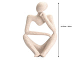 Abstract Character Figurines Thinker Desk Decor Home Decoration Ornament V1294-YM0727-JY16820-01