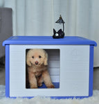 YES4PETS Small Plastic Pet Dog Puppy Cat House Kennel Blue V278-AT2004-BLUE-PET-HOUSE