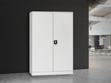Two-Door Shelf Office Gym Filing Storage Locker Cabinet Safe V63-759835