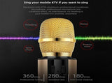 Bluetooth Karaoke Microphone - Portable Wireless Mic for KTV, iPad, Singing V1263-JX-3703