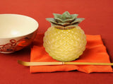 WHAMVOX Yellow Pineapple Tea Cookie Jar Storage Container for Fruit and Travel Kitchen Use V1189-WXFWAL-20260326-02309