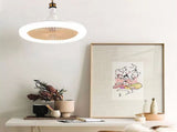 Fan Lamp Dining Room Living Room Bedroom Mute Ceiling Model Ceiling Fan Light Three Wind Speed Home V1294-YM0901-L6805W-3