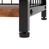 Levede Side Table 3-Tier Storage Shelf Modern Table NI1064-BR-AU