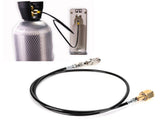 CO2 Cylinder Refill Adapter W21.8-14 with 50 inch Hose CO2 Tank Soda Maker Accessories V1294-YM0901-3113210020811
