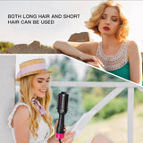 Hot Air One-Step Hair Dryer Negative Ion Anti-Frizz Blowout for Drying,Straightening, Curling and V178-12120