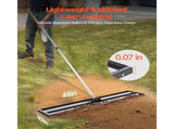 254 x 1219 mm Lawn Leveling Rake with 2130 mm Adjustable Handle for Yard Garden V952-CPPZPEKGLK10BJFKJV0