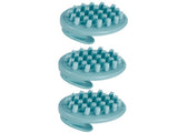 3Pcs Scalp Massage Brush Adult Universal Hairdressing Shampoo Wash Hair Combblue V1294-YM0901-3112200128811