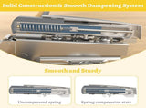 10 Pack Soft Close Motion Damper Mechanism for Full Overlay Hinges, Smooth Slow Straight-Arm, Clip V1107-994-34295