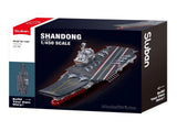 Sluban B1189 Model Kit 1450 Aircraft Carrier Shandong Type 002 PLAN Warship Navy Vessel Boat B SLB1189