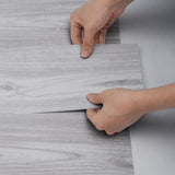 VEVOR Self Adhesive Vinyl Floor Tiles 36 x 6 inch, 20 Tiles 0.62mm Thick Peel & Stick, Light Gray V952-ZZYXJDDQHMW28JM6TV0