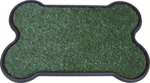 YES4PETS Dog Puppy Toilet Grass Potty Training Mat Loo Pad Bone Shape Indoor V278-PET-POTTY-HH212-BONE