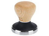 58mm Stainless Steel Flat Coffee Tamper Powder Pressed Hammer with Height Adjustable Wooden V1294-YM0901-3118200176411