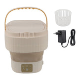 Portable Washing Machine 9L 10W Foldable Bucket Washer Low Noise Mini Washer 100240V for Underwear V1294-YM0901-3113230354511