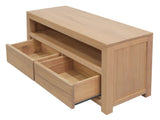 Amsterdam 2 Drawer Solid White Cedar Wood Entertainment Unit V199-EU002TAMDNI