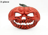 3-pack Scary Pumpkin Mask - PU Foam Pumpkin Head Costume Prop, DIY Halloween Party Decoration for V888-ELOSUNG56154-2