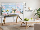 40-86 Inch Large Modern TV Floor Stand Mount - Height Adjustable LED LCD OLED Display Bracket with V767-U-Z1818-86