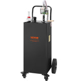 Fuel Caddy Fuel Storage Tank 114L Volume 4 Wheels with Manuel Pump Black V952-SYJYCBXGGJ430U2HZV0