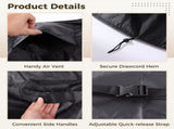 Outdoor Cover, Waterproof Oxford Cloth Patio Fire Pit Shield, Weatherproof Wood Burning V1192-AZ-W-18276