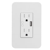 15A WiFi Smart Wall Socket Partition Control USB Interface Remote Control Wall Outlet for V1294-YM0901-3113210141311