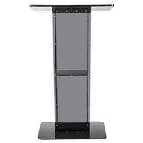 120cm Acrylic Podium Stand Black V63-931381