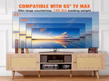 Rattan TV Stand, Mid Century Modern TV Stand for 65 inch TV, Boho Rattan TV Cabinet with Build-in V952-TBDSJ55YCXMS61WF0V3