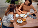 Placemats, Heat Resistant Oval Placemats Set of 6 Washable 12 x 17 Inch, Waterproof Table Mats, V1258-DP02-F-714