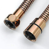 Retro Brass Shower Hose, 150 cm Length, Universal 1/2 Thread Connection, multiple spray modes, Rose V1189-LC-LY-00067