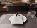 50Pcs Disposable Pocket Napkins White Paper Napkins for Restaurant Hotel and Family Gatherings V1192-AZ-W-22464