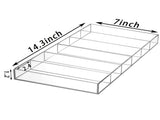 2 Pack Acrylic Sunglasses Organizer, 6 Slot Clear Eyeglasses Storage Case, Stackable Eyewear Display V1369-AZ3-W-02646