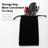 Black Silver multi functional tool set, ratchet wrench, magnetic connect rod, bidirectional ratchet, V1106-146-SIL-17658