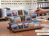 3-Tier Graded Card Display Stand Compatible with Mainstream Card Types for Birthdays Holidays Team V1366-AZ2-W-15009