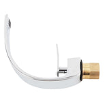 G1/2 Curve Design Faucet Basin Hot Cold Water Mixer Tap Single Handle Sink Faucet with Hose V1294-YM0901-3112200147611