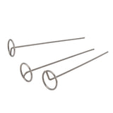 100PCS Landscape Fabric Pins 15CM Steel Circle Top Landscape Ground Stakes for Weed Barrier Plant V1294-YM0901-3111240264411