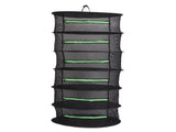 Herb Drying Rack Breathable Mesh Hanging Foldable Dryer with Zippers Ring for Garden Plant V1294-YM0715-3111210456311